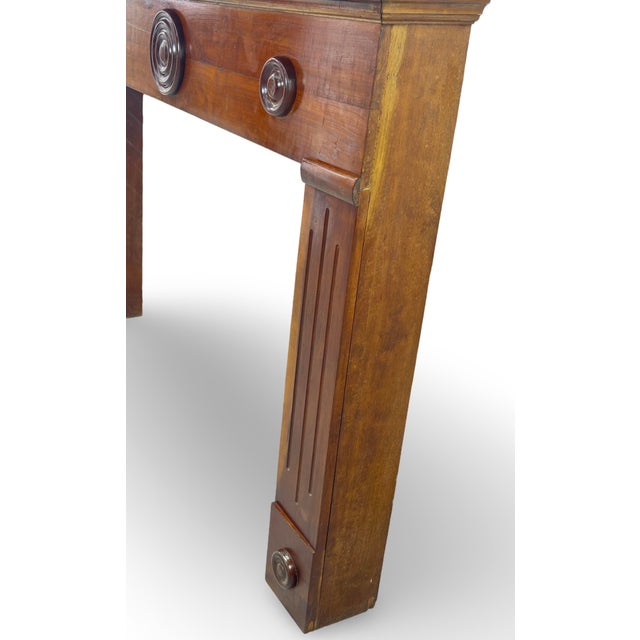 19th Century French Neoclassic Fireplace Mantle Piece. For Sale In New York - Image 6 of 6