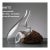 Sculptural Crystal Vase With Natural Stone – One of a Kind Coffee Table Art For Sale