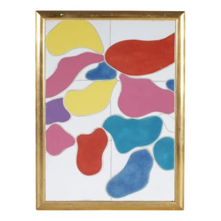 Framed Ceramic Artwork by Jan Snoeck, Netherlands, 1990s For Sale