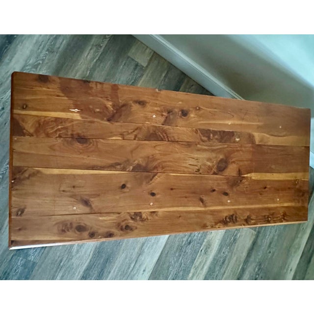 Mid 20th Century Antique Early 20th Century Rustic Farmhouse or Cabin Cedar Blanket Chest For Sale - Image 5 of 12