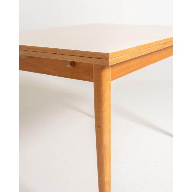 Wood Light Laminate Dining Table, Sweden, 1950s For Sale - Image 7 of 9