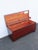 Lane Furniture Lane Mid Century Mahogany Cedar Chest Blanket Trunk Bench With a Shelf 6633 For Sale - Image 4 of 16