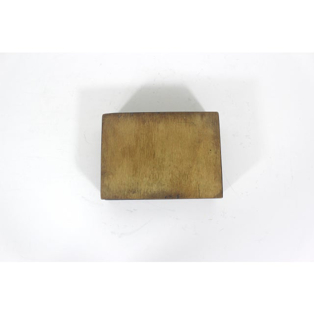 Vintage Inlaid Wood Bone Inlay Box For Sale - Image 13 of 14