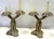 Vintage Coastal Double Crossed Palm Tree Table Lamps- A Pair For Sale - Image 4 of 18