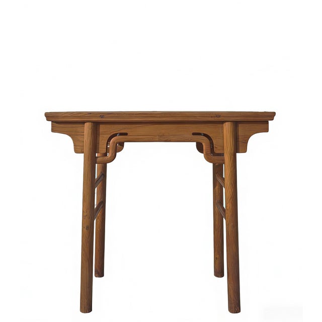 Contemporary 38" Long Antique Wine Table #16 For Sale - Image 3 of 5