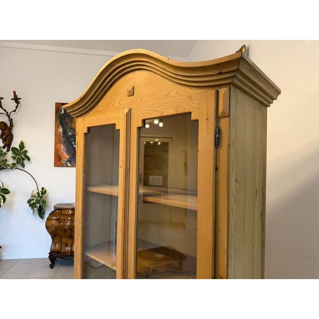 Antique Farmhouse Display Cabinet For Sale - Image 6 of 13