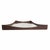 1950s Scandinavian Modern Mirror with Concave Teak Frame by Jansen Spejle, 1950s For Sale - Image 5 of 10