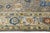 Textile Modern Oushak Style Hand-Knotted Wool Area Rug in Taupe Grey With Vibrant Floral For Sale - Image 7 of 12