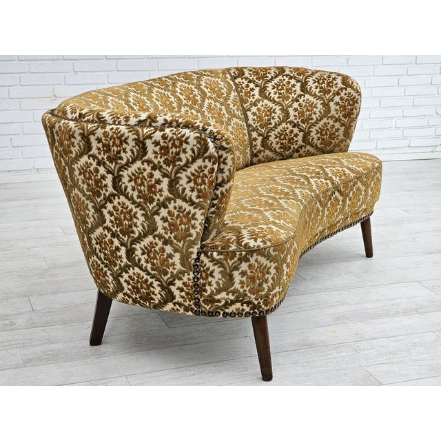 Vintage Danish Two-Seater Banana Sofa, 1960s For Sale - Image 14 of 18