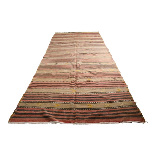 Handmade Mid 20th Century Ethnic Runner For Sale