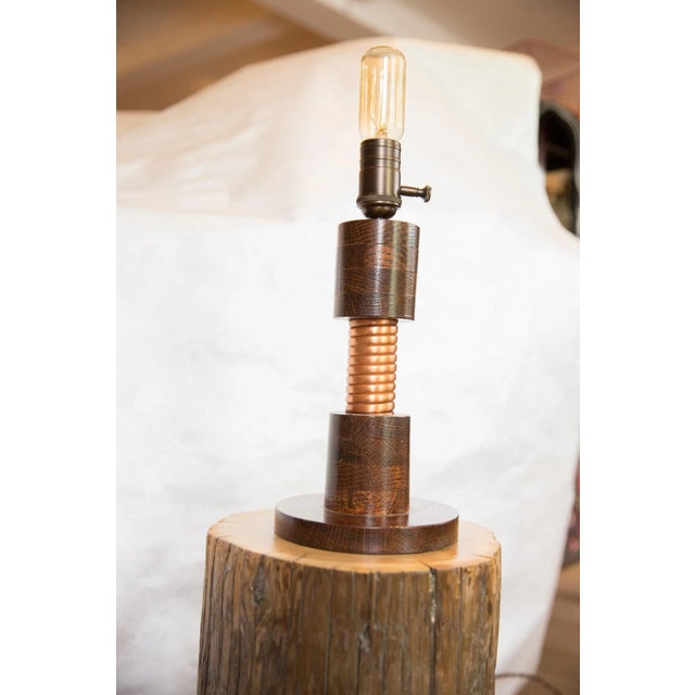 2010s Made in Usa Small Edison Lamp Round For Sale - Image 5 of 8