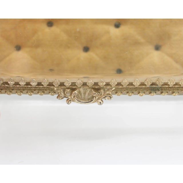 Mid 20th Century French Beveled Glass Jewelry Box For Sale - Image 11 of 12