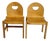 Light Beech Dining Chairs, Set of 2 For Sale