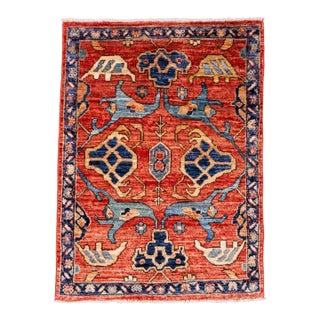 Oriental Handmade Rug 2'4" x 3'2" For Sale