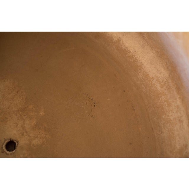 Ceramic Mid Century Modern Tire Planter Pot by John Follis for Architectural Pottery For Sale - Image 7 of 14