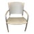 Richard Frinier Award Winning Aero Chair for Brown Jordan With Seat and Back Cushions and Glass Top Side Table For Sale