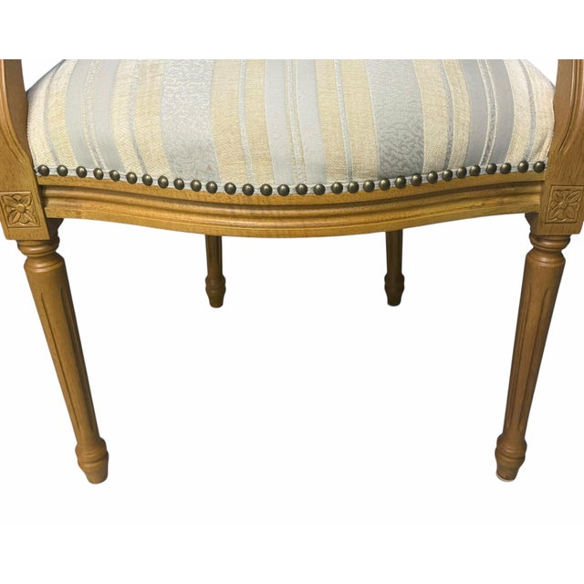 Tan 1970s Pair of Old Hickory Tannery Serena Arm Chairs For Sale - Image 8 of 11