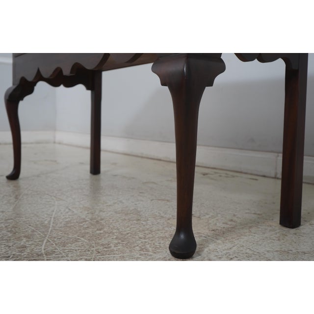 Brown 1970s Henkel Harris Virginia Galleries Jamestown Mahogany Server For Sale - Image 8 of 18