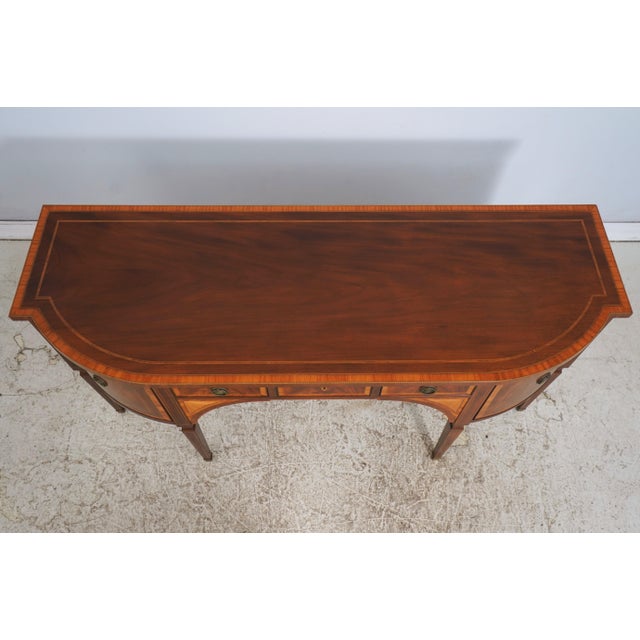 Baker Federal Style Inlaid Mahogany Sideboard For Sale In Philadelphia - Image 6 of 18