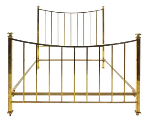 Frenhc Art Deco Brass Bed, 1930