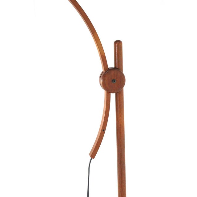 Wood Arcea Floor Lamp from Domus, Germany For Sale - Image 7 of 16