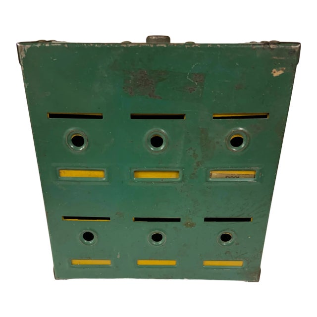 Vintage Home Budget Metal Savings Bank For Sale