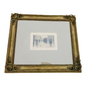 Antique Paris Etching Signed H. Guerand