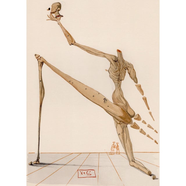Salvador Dali, Bertran de Born, 1964, Original Woodcut For Sale - Image 3 of 8