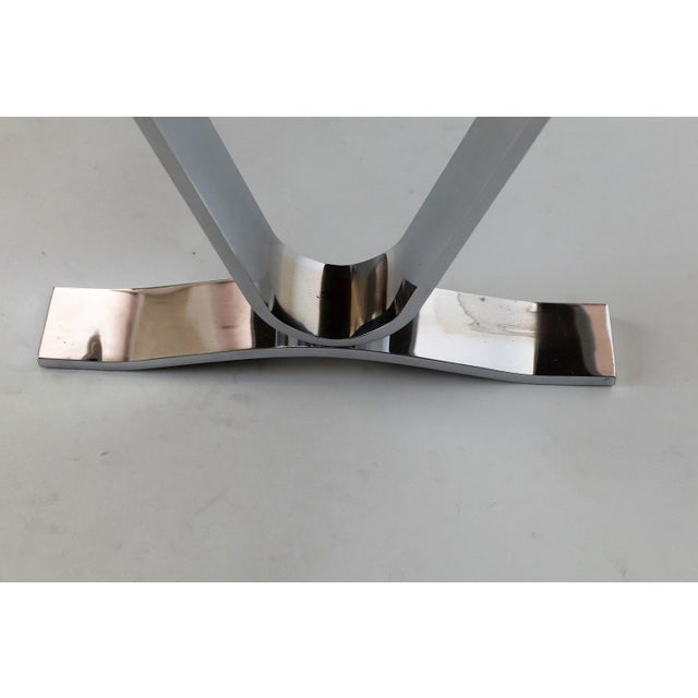Mid-Century Mosaic Coffee Table with Abstract Pattern and Chrome Base, 1970s For Sale - Image 12 of 16