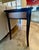 Palecek 1990s Palecek India Designer Writing Desk - Dark Wood & Textured Leather For Sale - Image 4 of 5