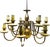 Vintage Metal Chandelier, Poland, 1980s For Sale - Image 12 of 12