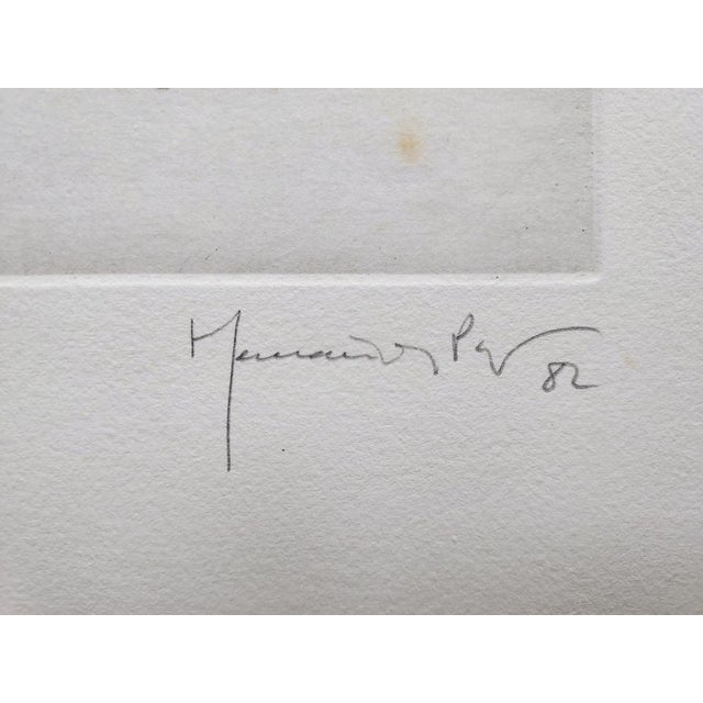 Joan Hernandez Pijuan (1931 - 2005) PL7, 1982 Engraving on Guarro paper, numbered 1/50 and signed in pencil by the artist....