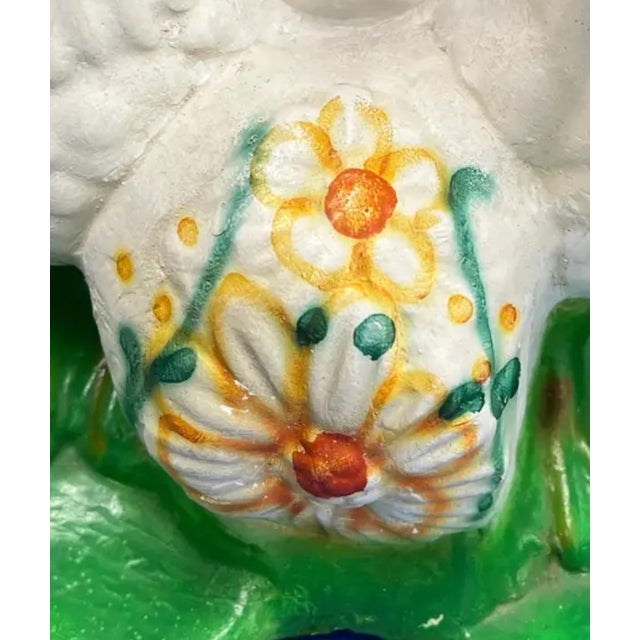 Up for consideration is a beautiful vintage chalkware birds sculpture with floral details. This would look lovely in your...