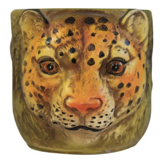Vintage Tiger Planter For Sale