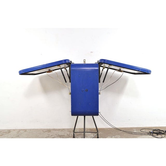 1960s Double-Sided Dutch Station Clock from Telenorma, 1960s For Sale - Image 5 of 18