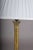 Gold NeoclassicalBrass Classical Column Table Lamp with Ornate Capital and Square Pedestal, Europe, 1950s For Sale - Image 8 of 17