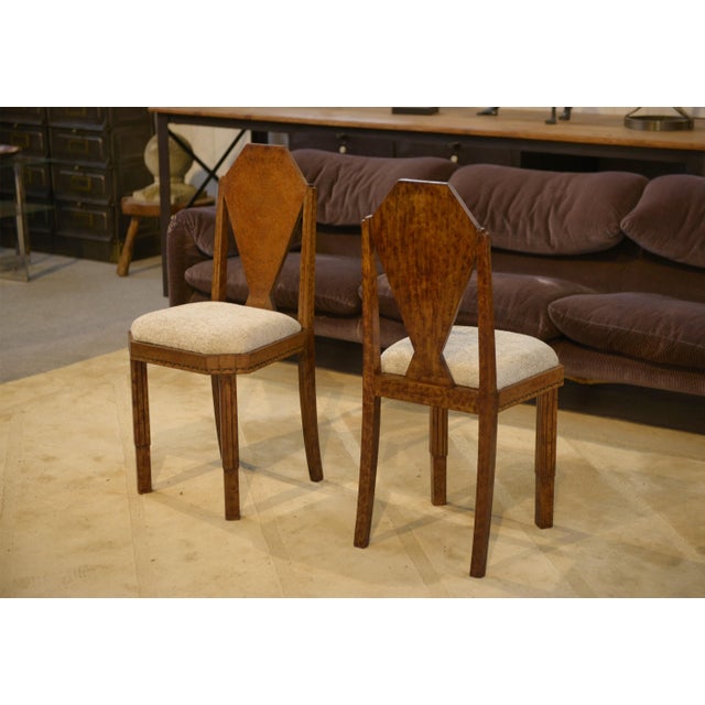 Art Deco Chairs attributed to Baptistin Spade, 1930s, Set of 2 For Sale - Image 4 of 12