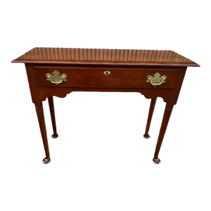 Mid 20th Century Statton Furniture Queen Anna Style Solid Cherry Console Table
