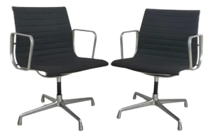 Set of EA108 Aluminium Chairs attributed to Charles and Ray Eames for ICF, 1960s