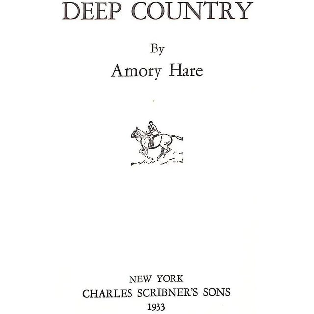 Traditional "Deep Country" 1933 Hare, Amory For Sale - Image 3 of 6