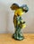 Late 20th Century Large Hand-Painted Majolica Ceramic Macaw Sculpture For Sale - Image 5 of 11