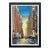 Chrysler Building 42nd Street New York City at Sunset With Golden Yellow Sky by Contemporary British Artist For Sale