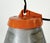 Industrial Grey Pendant Lamp in Aluminium Cage, 1970s For Sale - Image 4 of 16