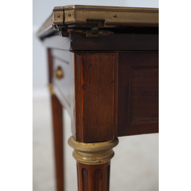 French Louis XVI 19th Century Envelope Game Table For Sale - Image 17 of 18