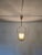 Mid-Century Scandinavian Brass Pendant Lamp with Glass Shade, 1950s For Sale - Image 18 of 18