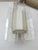 Plastic Mid-Century Modern Space Age Era White and Transparent Pendant Lamp For Sale - Image 7 of 13