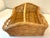 Vintage Divided Wicker Tray For Sale - Image 4 of 8