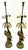 20th Century Palm Beach Chic Parrot and Palm Tree Lamps- A Pair For Sale - Image 4 of 18