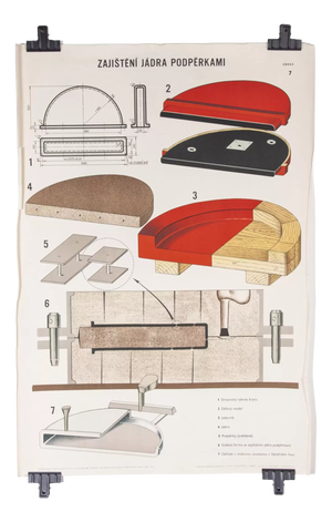 Czech Industrial Technical Drawing, 1950