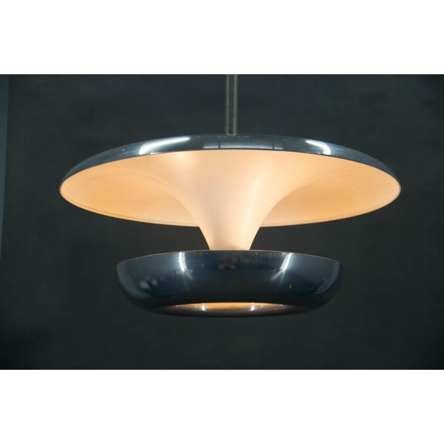 Bauhaus Large Bauhaus Pendant Light attributed to Ias, 1920s For Sale - Image 3 of 15